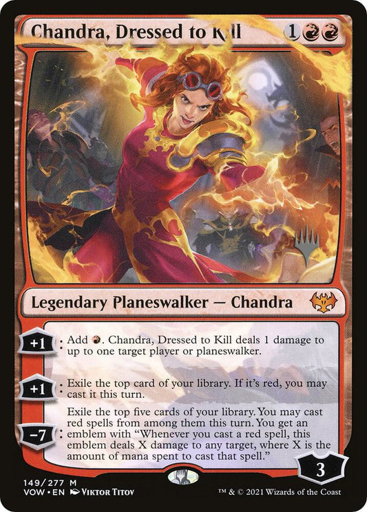 Chandra, Dressed to Kill [Promo Pack: Dominaria United] 149