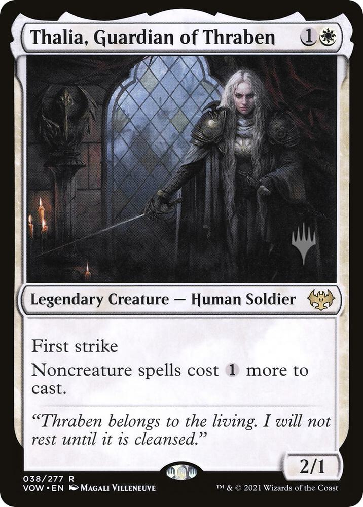 Thalia, Guardian of Thraben [Promo Pack: Dominaria United] 38