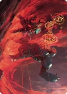 Twinferno Art Card [Art Series: Dominaria United] 39