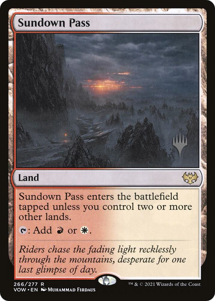 Sundown Pass [Promo Pack: Dominaria United] 266