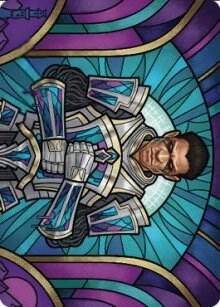 Aron, Benalia's Ruin Art Card [Art Series: Dominaria United] 43