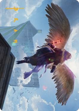 Balmor, Battlemage Captain Art Card (44/81) (Gold-Stamped Signature) [Art Series: Dominaria United] 44