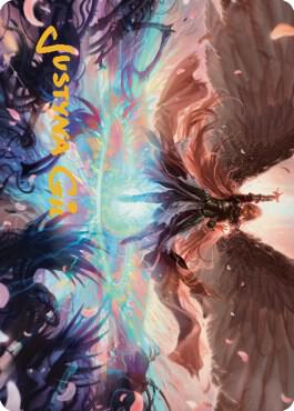 Iridian Maelstrom Art Card (Gold-Stamped Signature) [Art Series: Dominaria United] 47