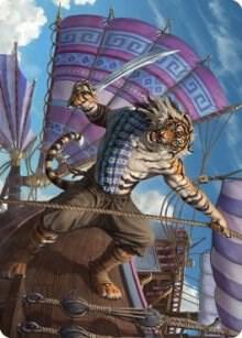 Jedit Ojanen, Mercenary Art Card [Art Series: Dominaria United] 48