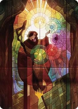 Jodah, the Unifier Art Card (Gold-Stamped Signature) [Art Series: Dominaria United] 49