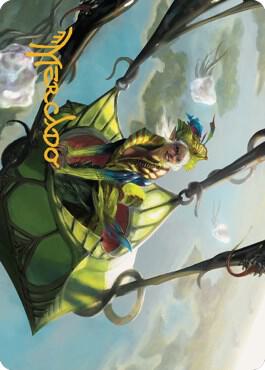Nael, Avizoa Aeronaut Art Card (Gold-Stamped Signature) [Art Series: Dominaria United] 51