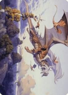 Rith, Liberated Primeval Art Card [Art Series: Dominaria United] 52