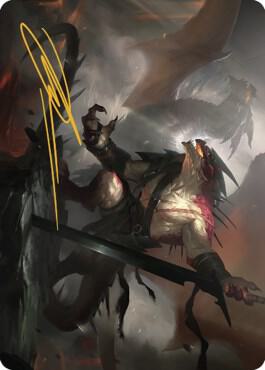 Rivaz of the Claw Art Card (Gold-Stamped Signature) [Art Series: Dominaria United] 53