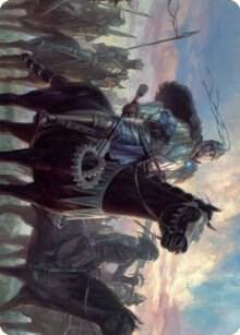 Shanid, Sleepers' Scourge Art Card [Art Series: Dominaria United] 54