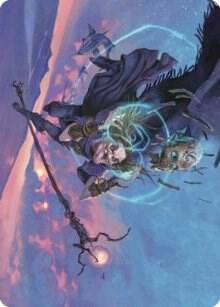 Zur, Eternal Schemer Art Card (56/81) [Art Series: Dominaria United] 56