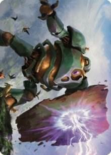 Walking Bulwark Art Card [Art Series: Dominaria United] 58