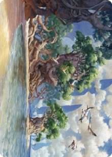 Yavimaya Coast Art Card [Art Series: Dominaria United] 61