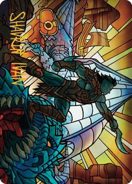 Astor, Bearer of Blades Art Card (Gold-Stamped Signature) [Art Series: Dominaria United] 68