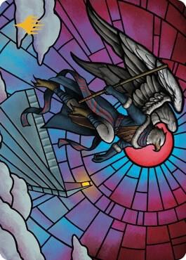 Balmor, Battlemage Captain Art Card (69/81) (Gold-Stamped Signature) [Art Series: Dominaria United] 69