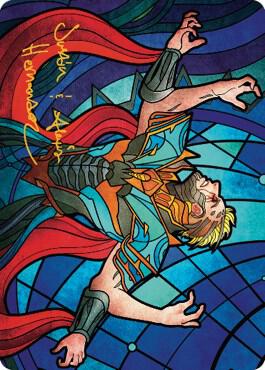 Ertai Resurrected Art Card (70/81) (Gold-Stamped Signature) [Art Series: Dominaria United] 70