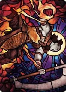 Garna, Bloodfist of Keld Art Card [Art Series: Dominaria United] 71