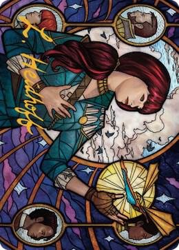 Jhoira, Ageless Innovator Art Card (Gold-Stamped Signature) [Art Series: Dominaria United] 73