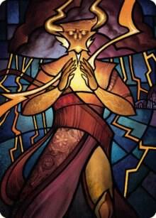 Najal, the Storm Runner Art Card [Art Series: Dominaria United] 74
