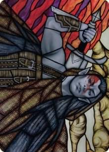 Radha, Coalition Warlord Art Card [Art Series: Dominaria United] 75