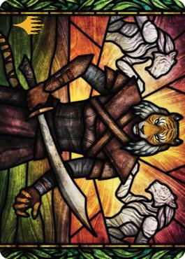 Zar Ojanen, Scion of Efrava Art Card (Gold-Stamped Signature) [Art Series: Dominaria United] 80