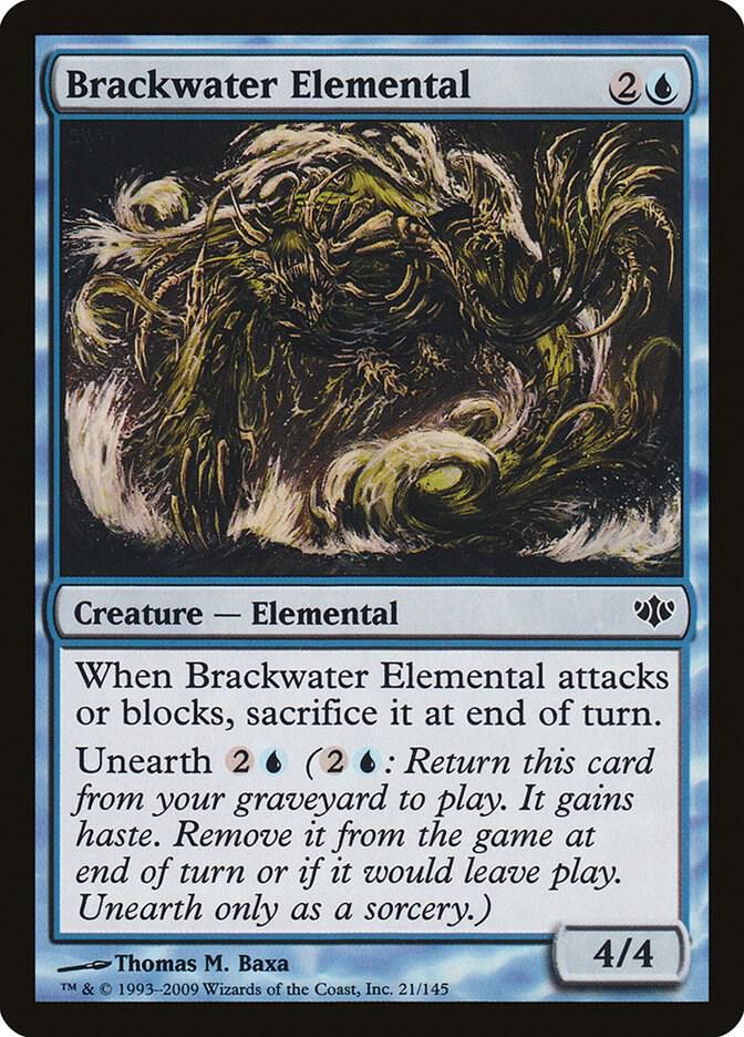 Brackwater Elemental [Conflux] 21