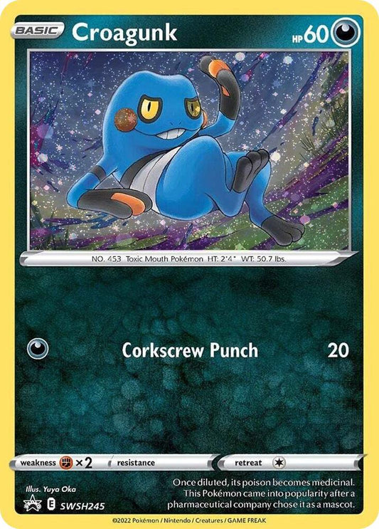 Croagunk - SWSH245 (Cosmos Holo) [SWSH: Sword & Shield Promo Cards] SWSH245