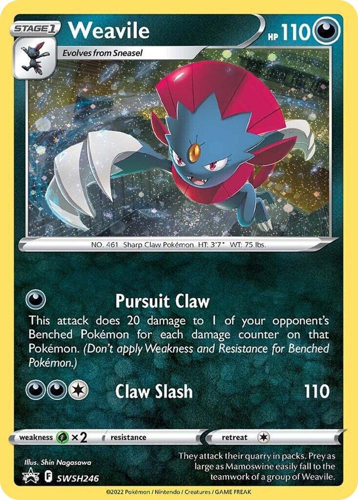 Weavile - SWSH246 (Cosmos Holo) [SWSH: Sword & Shield Promo Cards] SWSH246