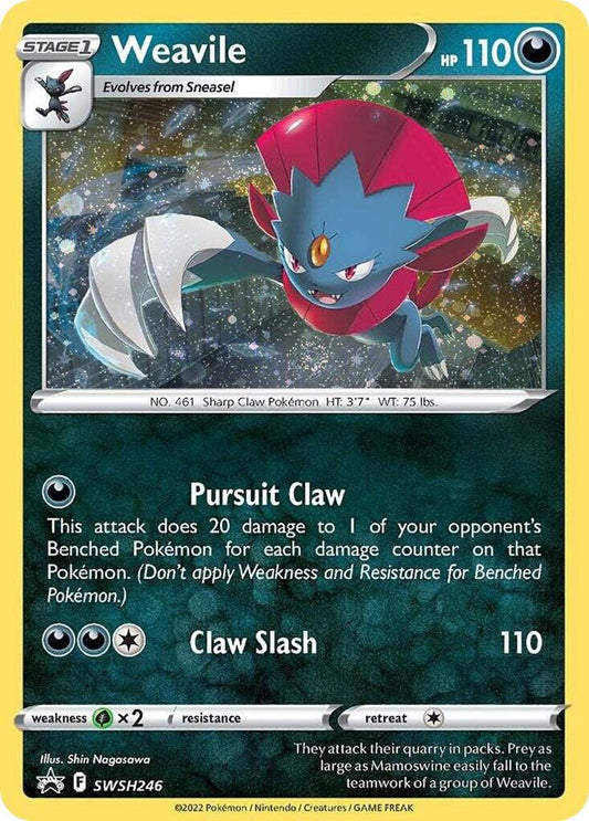 Weavile - SWSH246 (Cosmos Holo) [SWSH: Sword & Shield Promo Cards] SWSH246