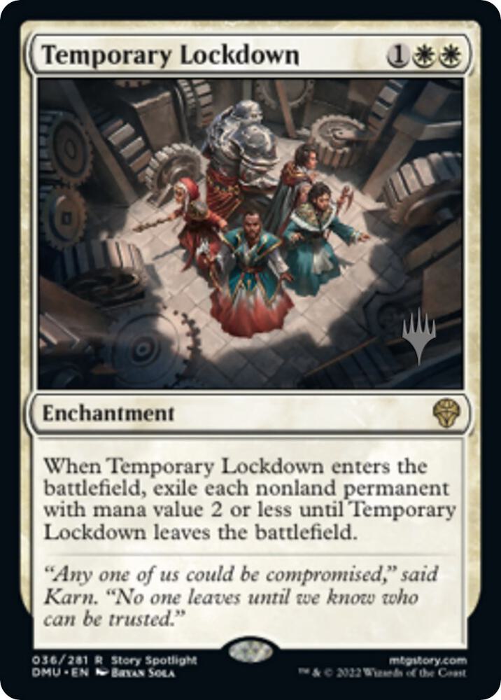 Temporary Lockdown [Promo Pack: Dominaria United] 36