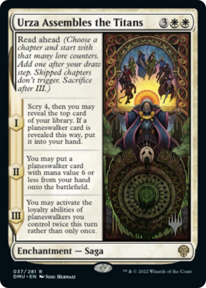 Urza Assembles the Titans [Promo Pack: Dominaria United] 37