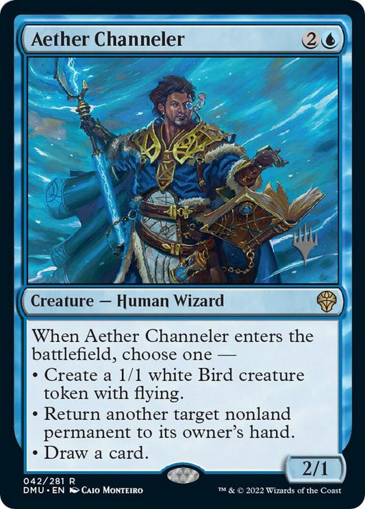 Aether Channeler [Promo Pack: Dominaria United] 42