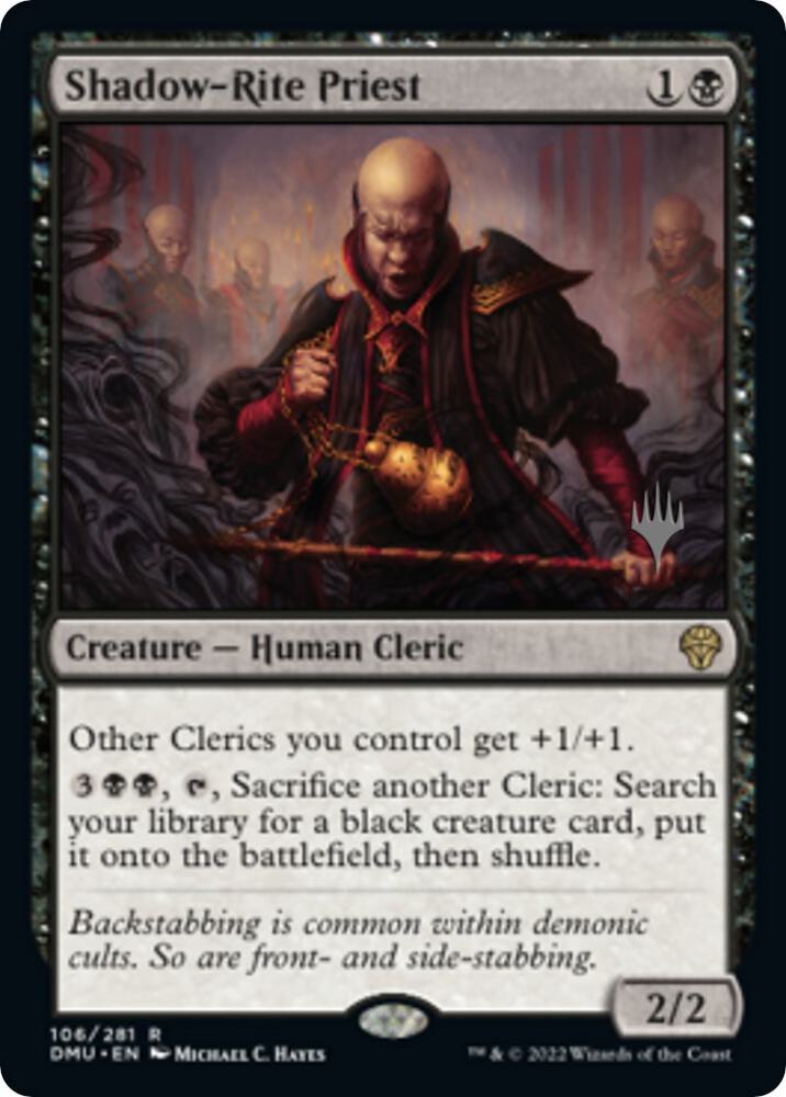 Shadow-Rite Priest [Promo Pack: Dominaria United] 106