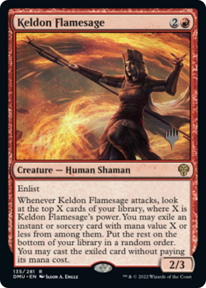 Keldon Flamesage [Promo Pack: Dominaria United] 135