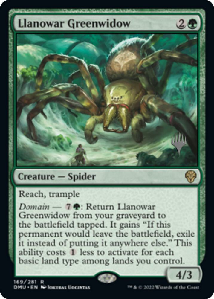 Llanowar Greenwidow [Promo Pack: Dominaria United] 169