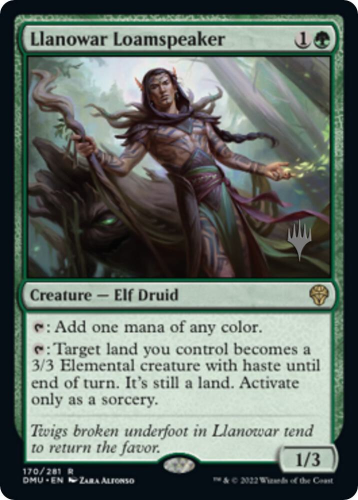 Llanowar Loamspeaker [Promo Pack: Dominaria United] 170
