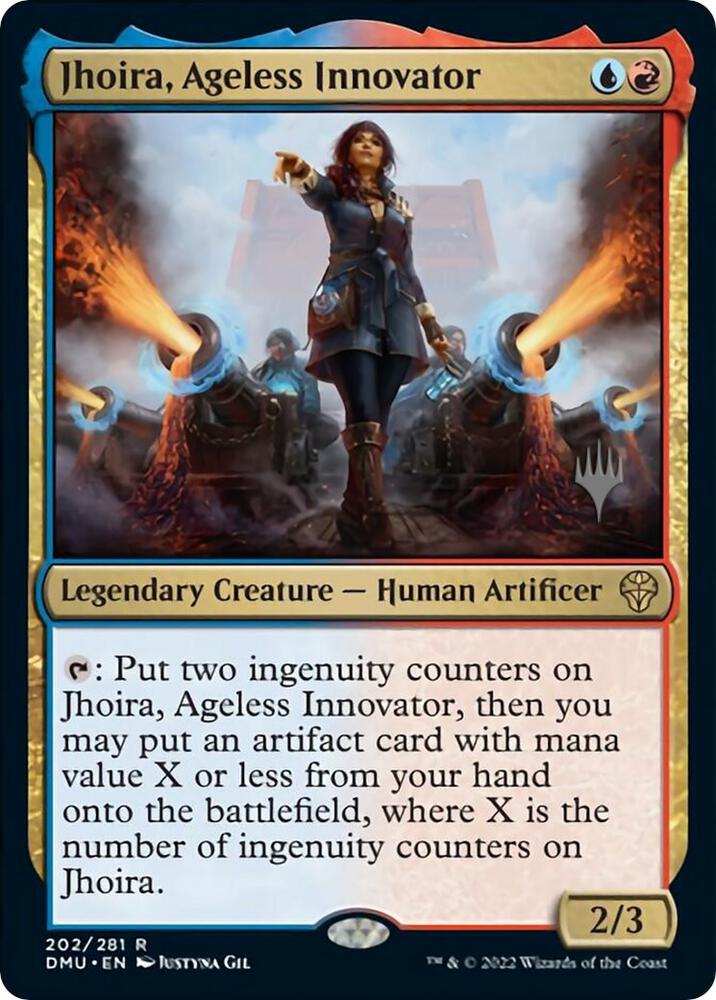Jhoira, Ageless Innovator [Promo Pack: Dominaria United] 202
