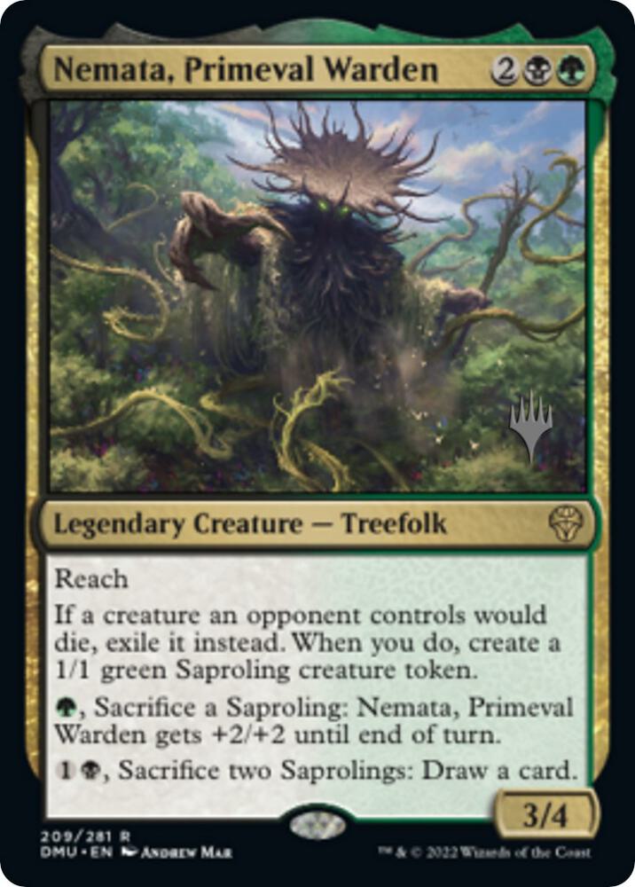 Nemata, Primeval Warden [Promo Pack: Dominaria United] 209
