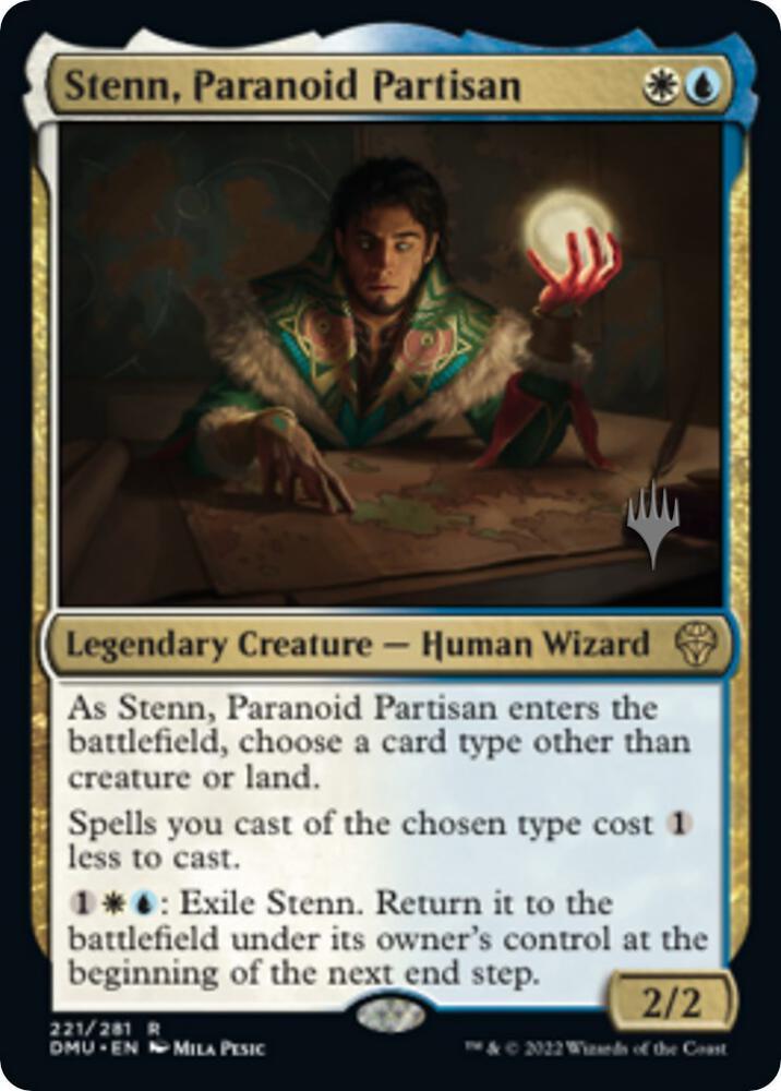 Stenn, Paranoid Partisan [Promo Pack: Dominaria United] 221