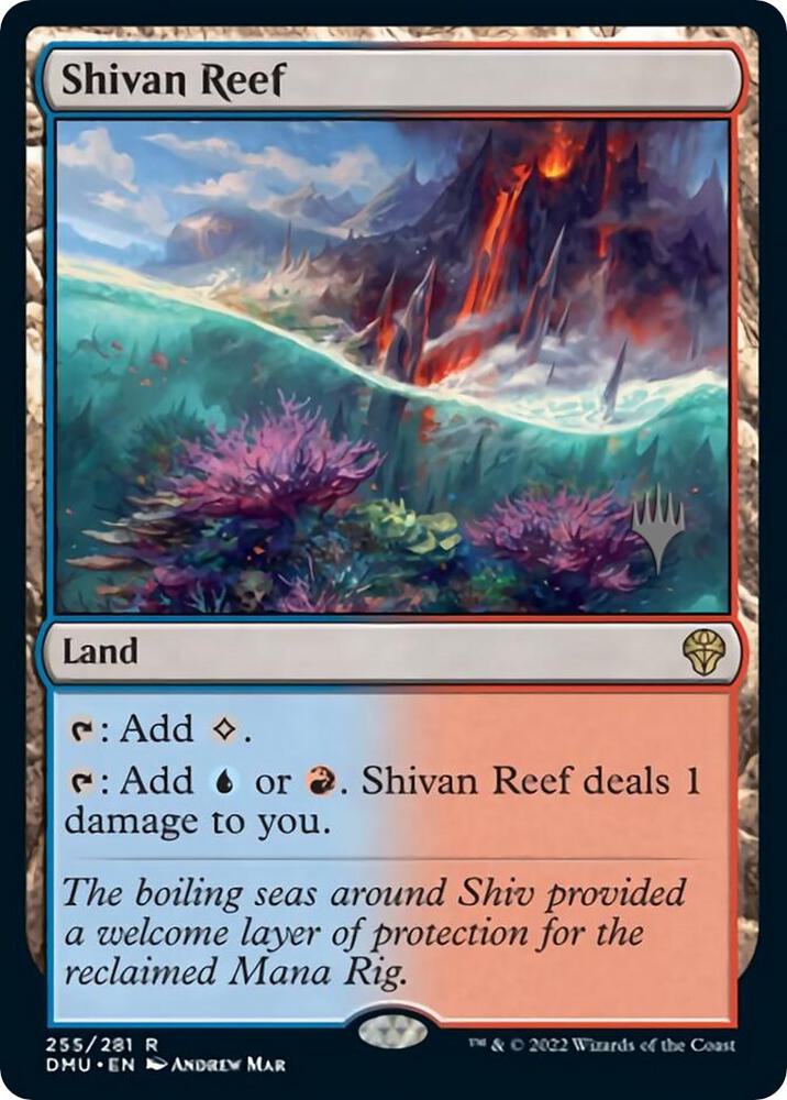 Shivan Reef [Promo Pack: Dominaria United] 255