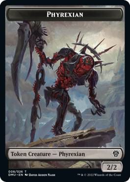 Phyrexian // Dragon Double-Sided Token [Dominaria United] 8 // 10