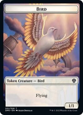 Bird (002) // Bird (006) Double-Sided Token [Dominaria United] 2 // 6