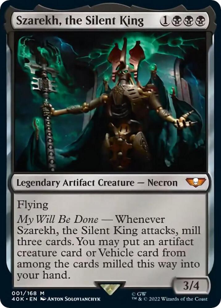 Szarekh, the Silent King (Surge Foil) [Universes Beyond: Warhammer 40,000] 1