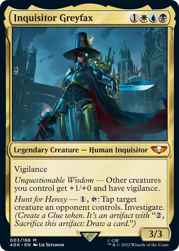 Inquisitor Greyfax (Surge Foil) [Universes Beyond: Warhammer 40,000] 3