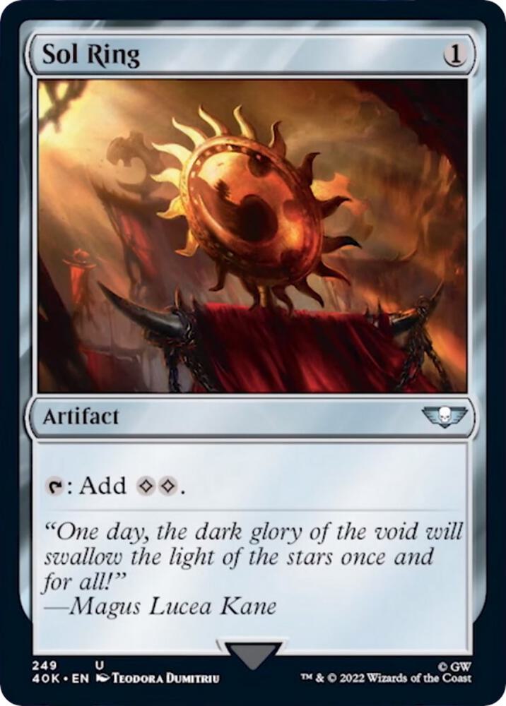 Sol Ring (249) (Surge Foil) [Universes Beyond: Warhammer 40,000] 249