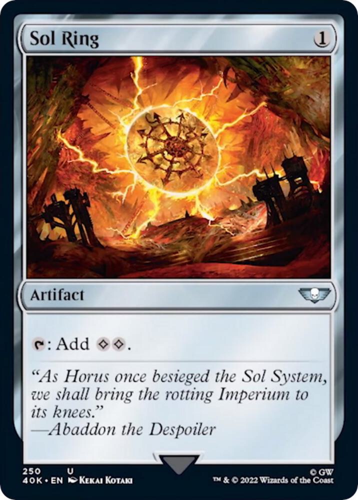 Sol Ring (250) [Universes Beyond: Warhammer 40,000] 250