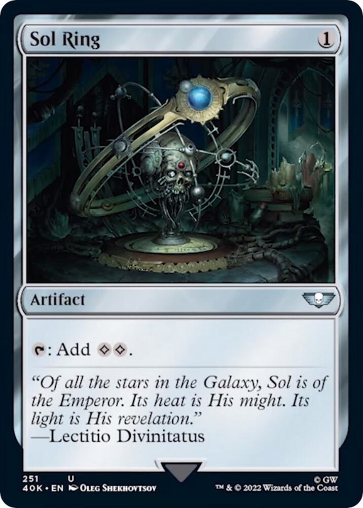 Sol Ring (251) (Surge Foil) [Universes Beyond: Warhammer 40,000] 251