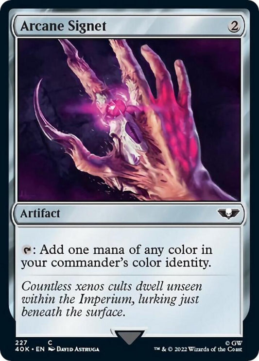 Arcane Signet (227) (Surge Foil) [Universes Beyond: Warhammer 40,000] 227