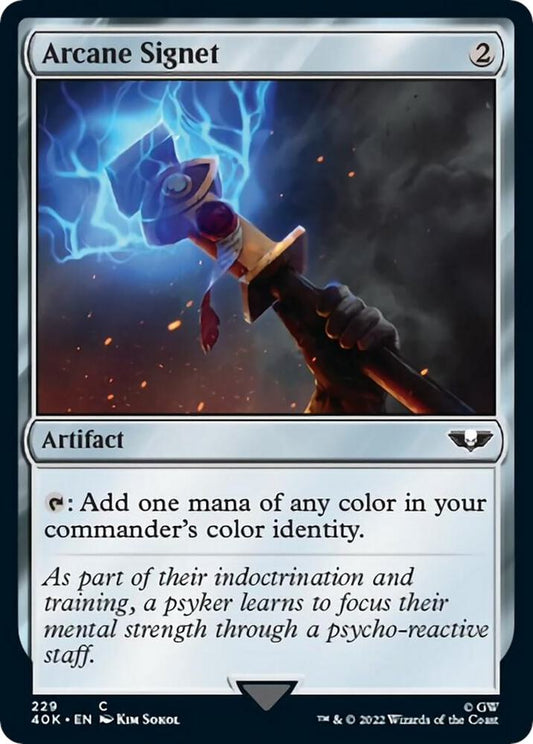 Arcane Signet (229) (Surge Foil) [Universes Beyond: Warhammer 40,000] 229
