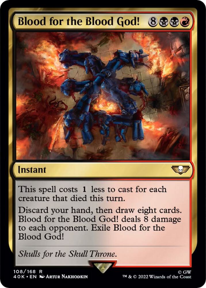Blood for the Blood God! (Surge Foil) [Universes Beyond: Warhammer 40,000] 108