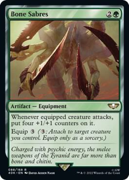 Bone Sabres (Surge Foil) [Universes Beyond: Warhammer 40,000] 88